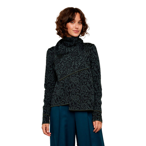 Oleana-Signe Skjerf Sort-Norway Designs