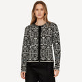 Oleana-Oddrun Cardigan Sort-Norway Designs