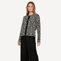 Oleana-Oddrun Cardigan Sort-Norway Designs