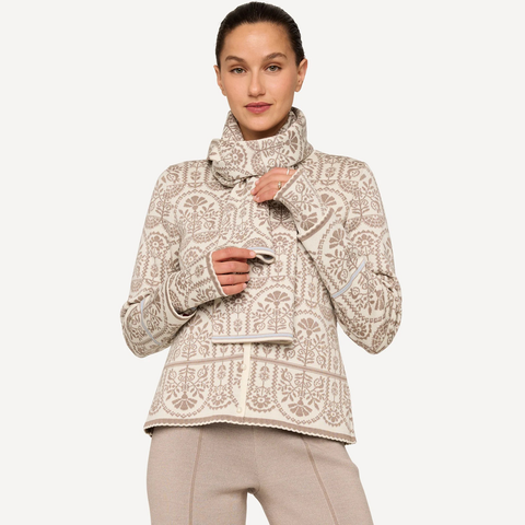 Oleana-Oddrun Skjerf Beige-Norway Designs
