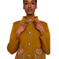 Oleana-Pauline Jacket Mustard-Norway Designs