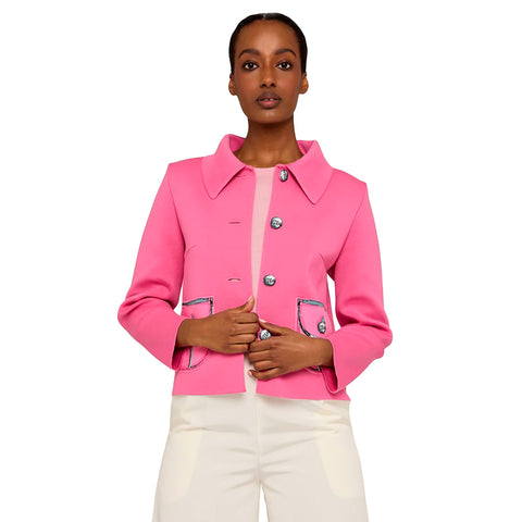 Oleana-Pauline Jacket Pink-Norway Designs