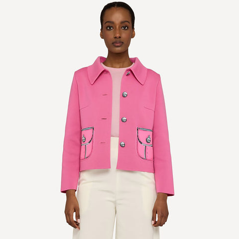 Oleana-Pauline Jacket Pink-Norway Designs