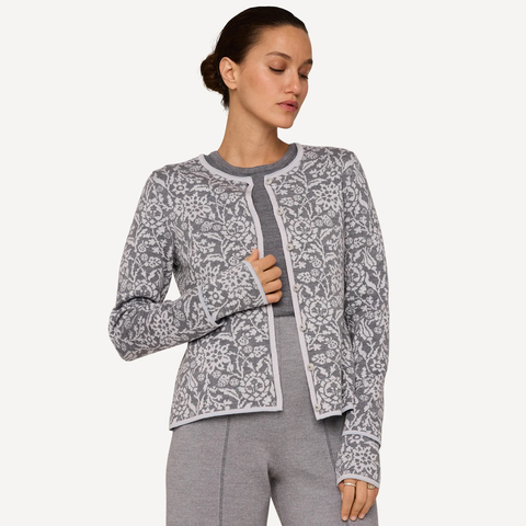 Oleana-Signe Cardigan Grå-Norway Designs
