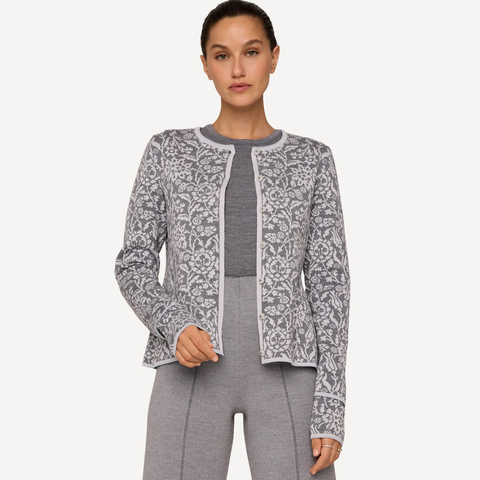 Oleana-Signe Cardigan Grå-Norway Designs