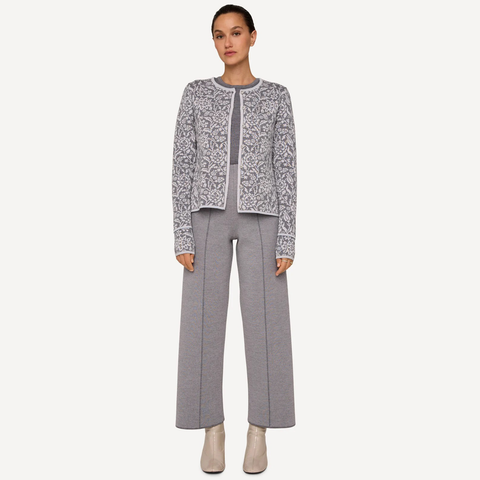 Oleana-Signe Cardigan Grå-Norway Designs