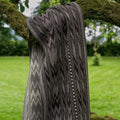 Tapestry skjerf fra Oleana i merinoull og silke, soil