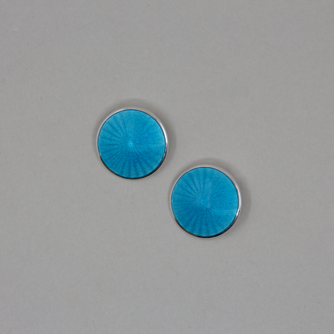 Opro-Neptun Ørepynt Klips Turkis-Norway Designs