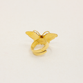 Opro-Sommerfugl Ring Forgylt/Emalje Rød-Norway Designs
