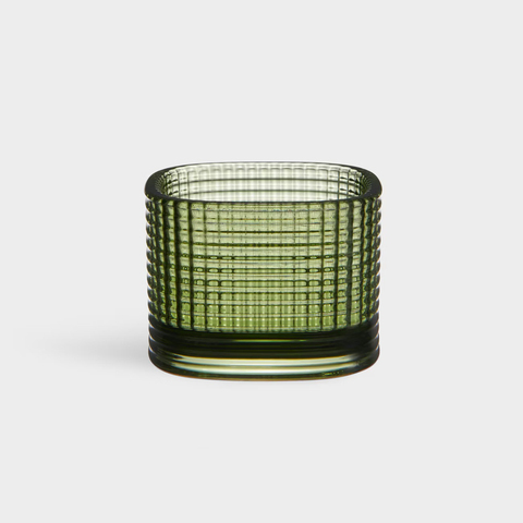 Orrefors-Magica Votive Super Circle Lykt Grønn 50mm-Norway Designs