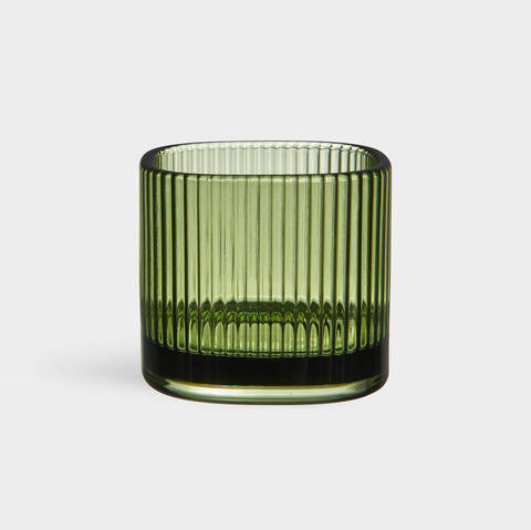 Orrefors-Magica Votive Super Circle Lykt Grønn 70mm-Norway Designs