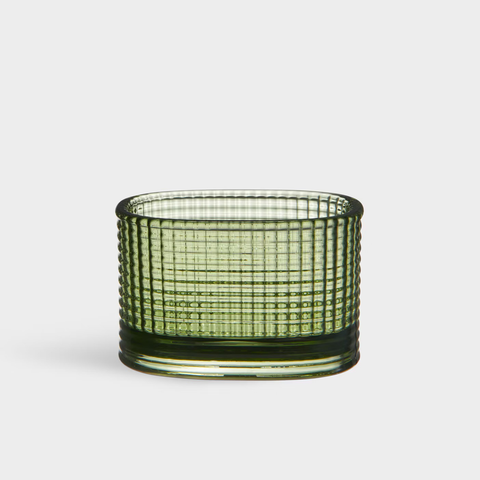 Orrefors-Magica Votive Super Ellipse Lykt Grønn 50mm-Norway Designs