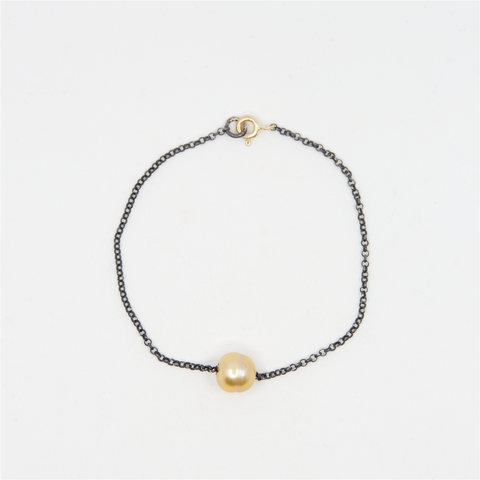 P-S Jewellery-Armbånd Gyllen Sydhavsperle-Norway Designs