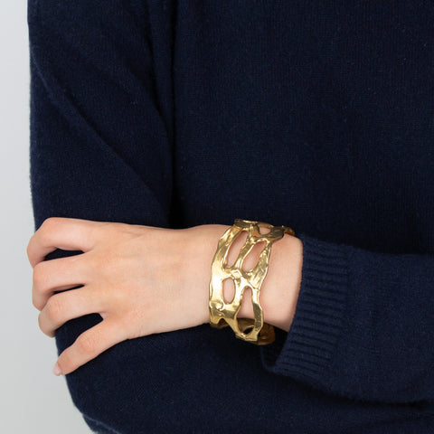 P-S Jewellery-Armring Gullbronse-Norway Designs