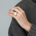 P-S Jewellery-Bred Konkav Ring Fin Rasp Sølv-Norway Designs
