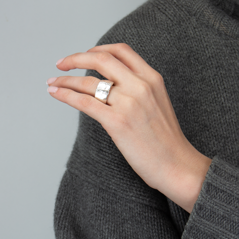 P-S Jewellery-Bred Konkav Ring Fin Rasp Sølv-Norway Designs