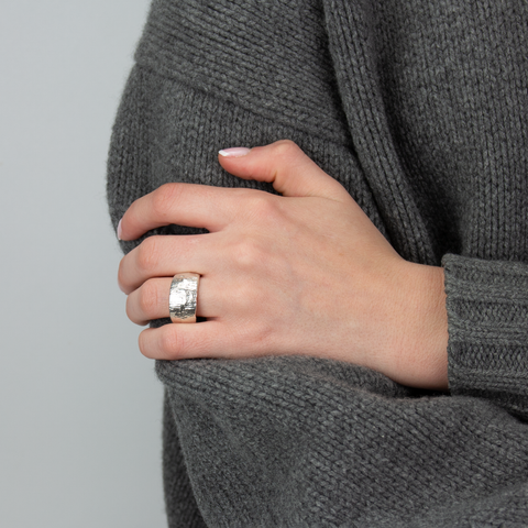 P-S Jewellery-Bred Konkav Ring Fin Rasp Sølv-Norway Designs