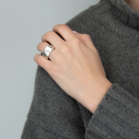 P-S Jewellery-Bred Konkav Ring Fin Rasp Sølv-Norway Designs