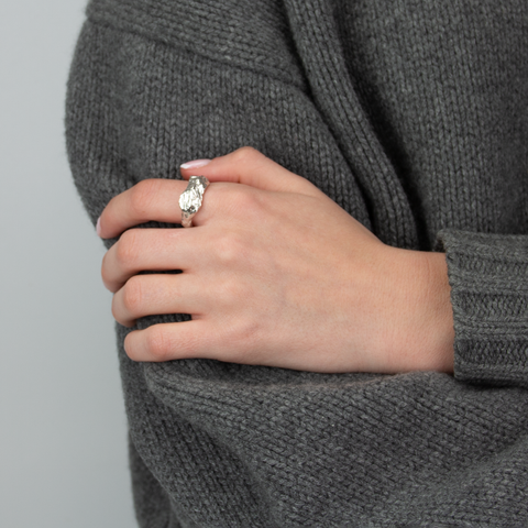 P-S Jewellery-Bred Ridge Ring Sølv-Norway Designs