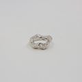 P-S Jewellery-Dobbel Ridge Ring Sølv-Norway Designs