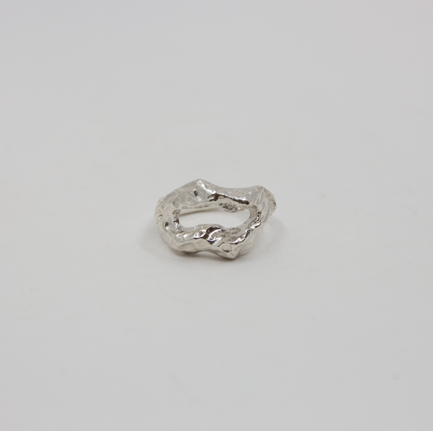 P-S Jewellery-Dobbel Ridge Ring Sølv-Norway Designs