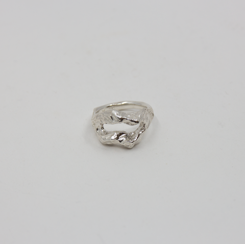 P-S Jewellery-Dobbel Ridge Ring Sølv-Norway Designs