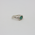 P-S Jewellery-Flow Ring Smaragd/Sølv-Norway Designs