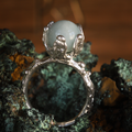 P-S Jewellery-Nett Ring Blå Jade/Sølv-Norway Designs