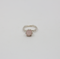 P-S Jewellery-Nett Ring Rosa Jade/Sølv-Norway Designs