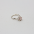 P-S Jewellery-Nett Ring Rosa Jade/Sølv-Norway Designs