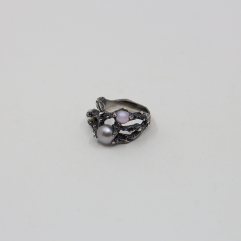 P-S Jewellery-Stor Grenring Ferskvannsperler-Norway Designs