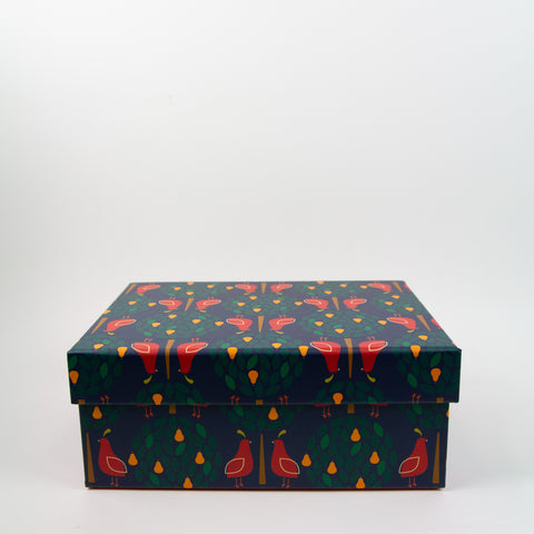 PK-Gaveeske Poinsetta And Partridge Medium-Norway Designs