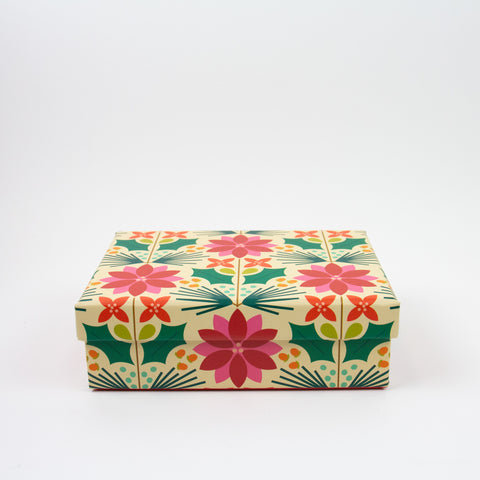 PK-Gaveeske Poinsetta And Partridge Liten-Norway Designs