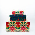 Penny Kennedy- Poinsetta and Patridge gaveesker-Norway Designs
