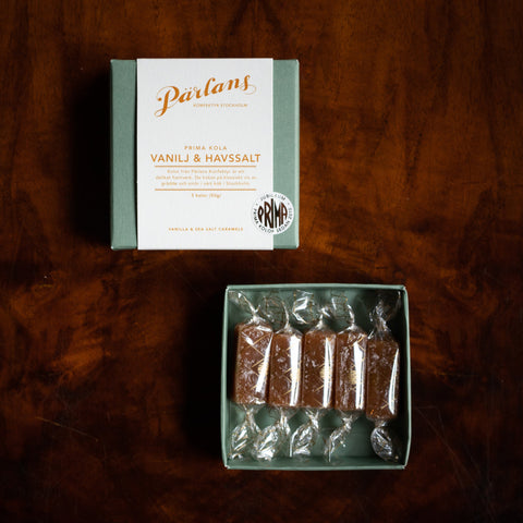 Pärlans Konfektyr - Karamell Vanilje Havsalt - Norway Designs