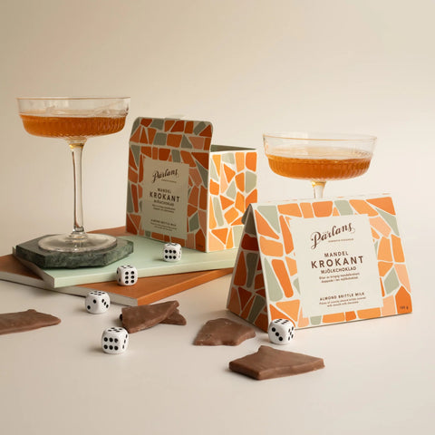 Parlans Konfektyr-Mandelkrokan Melkesjokolade-Norway Designs