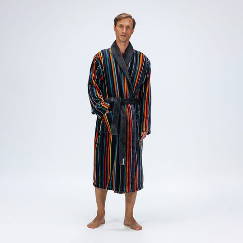 Pelle Vävare-Sarek Badekåpe Herre Multistripe-Norway 