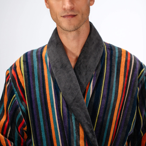 Pelle Vävare-Sarek Badekåpe Herre Multistripe-Norway 