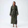 Pelle Vävare-Torekov Badekåpe Dame Forest Green-Norway Designs