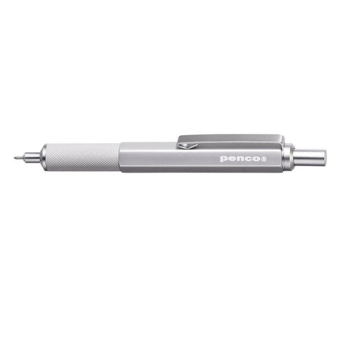Penco Drafting Ballpoint Pen Silver 