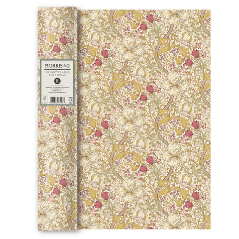 Penny Kennedy-Gavepapir Golden Lily 3 meter-Norway Designs