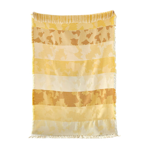 Plesner Patterns - Heritage Pledd Gul - Norway Designs