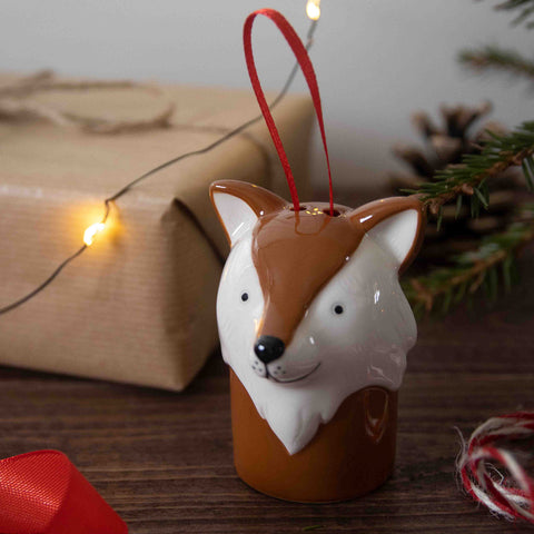 Juletrepynt Pluto Rev Brun/Hvit - Norway Designs