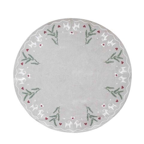Pluto-Yule Goat Juletreteppe Beige-Norway Designs