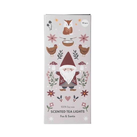 Pluto Produkter - Duftlys Fox & Santa 10 Stk - Norway Designs