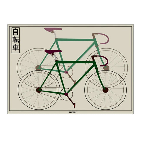 Poster & Frame Plakat 50x70cm Cykel - Norway Designs