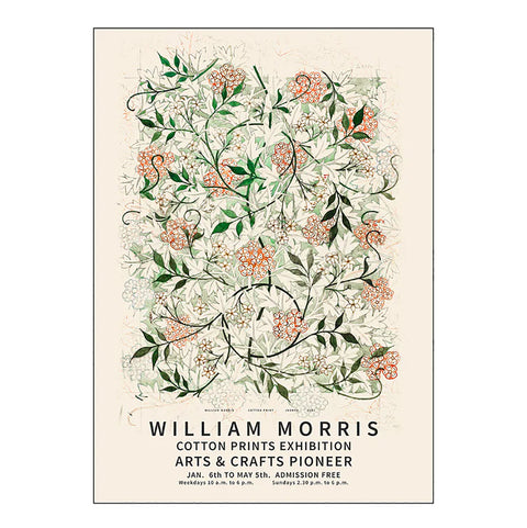 Plakat 50x70cm William Morris Jasmyn - Norway Designs
