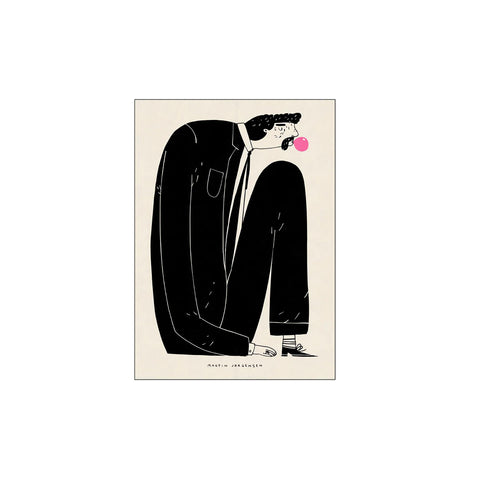Poster&Frame Plakat 30x40cm Gum Man - Norway Designs