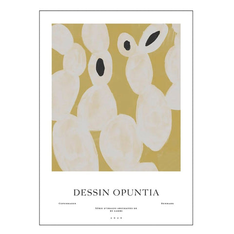 Poster & Frame - Plakat 50x70cm Dessin Opuntia - Norway Designs