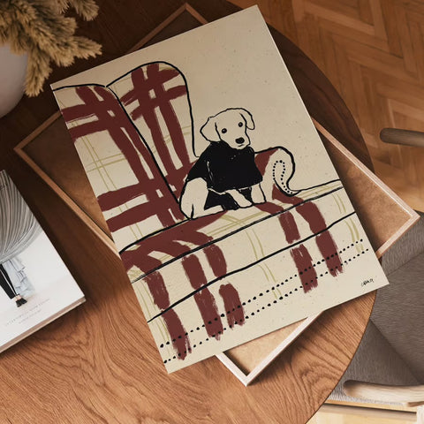 Plakat 30x40cm RL Dog fra Poster & Frame